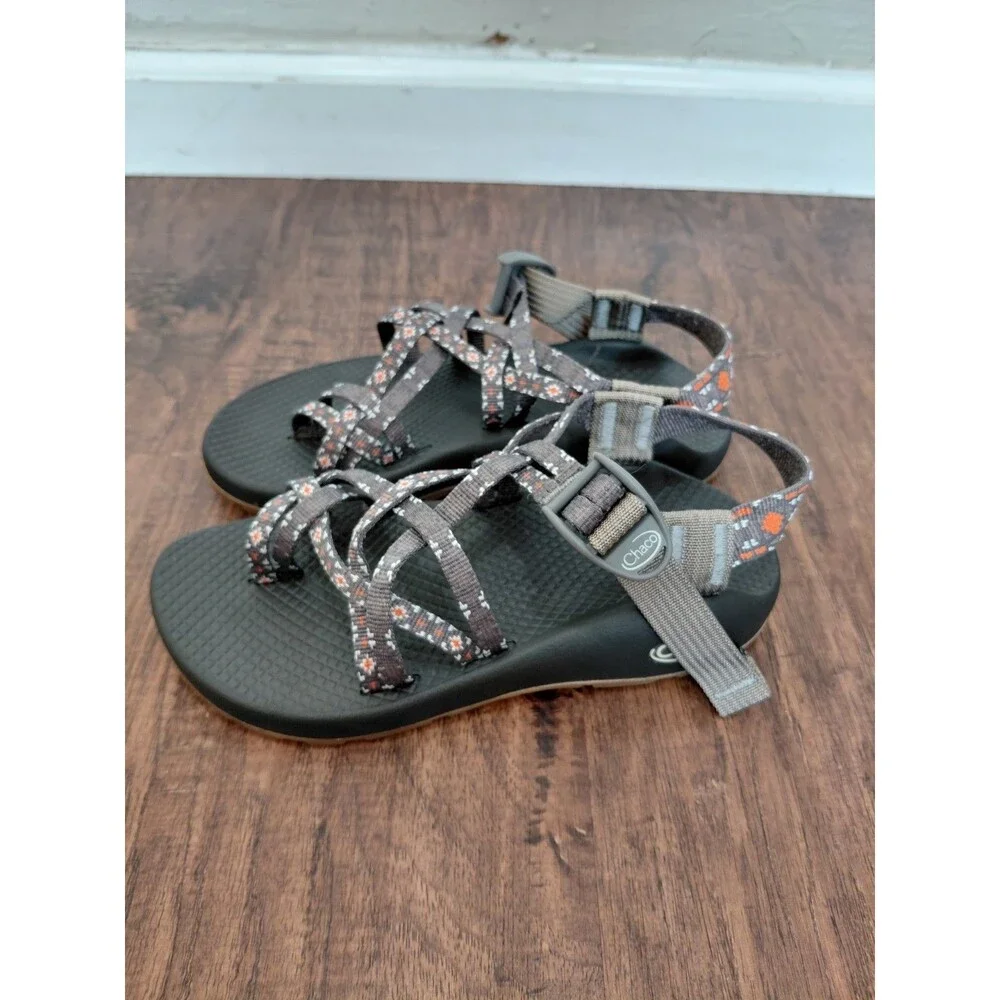 Chaco Womens ZX2 Classic Sandal Size 5 Gray Toe Loop Adjustable